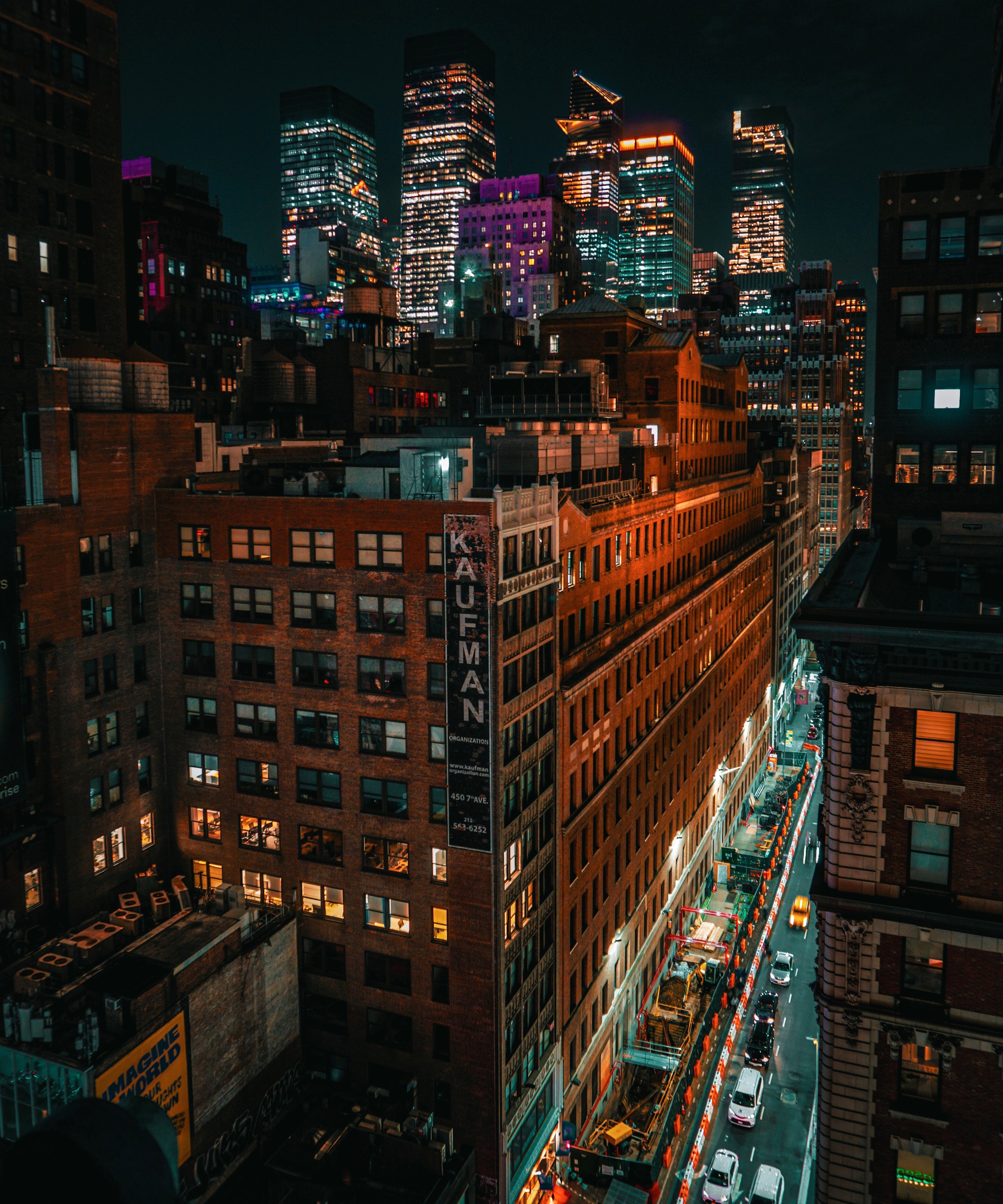 viEwS fRoM RoOf 1' (Framed Poster 16"x20")